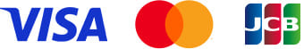 VISA、Mastercard、JCB